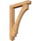 Ekena Millwork Imperial Arts and Crafts Smooth Bracket w/ Offset Brace, Western Red Cedar, 5 1/2"W x 30"D x 42"H BKT0604X30X42IMP03SWR - alternate 1
